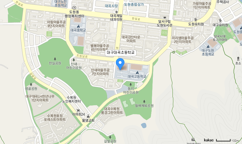 학교 찾아오시는 길 지도